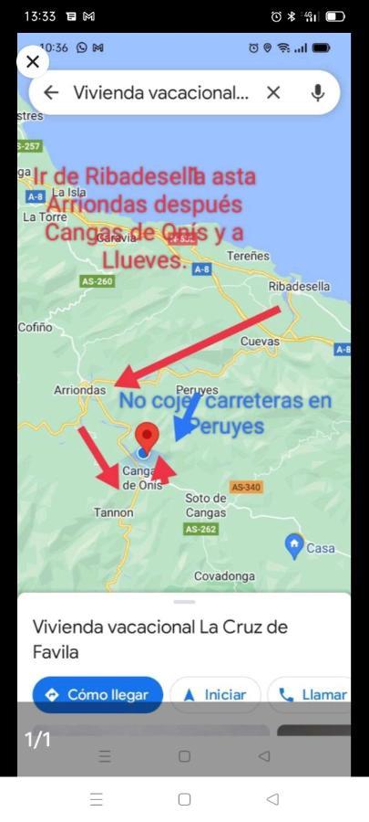 Casa La Cruz A 2Km De Cangas De Onis Cangas de Onís Exterior foto
